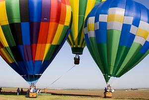 Hot air balloons
